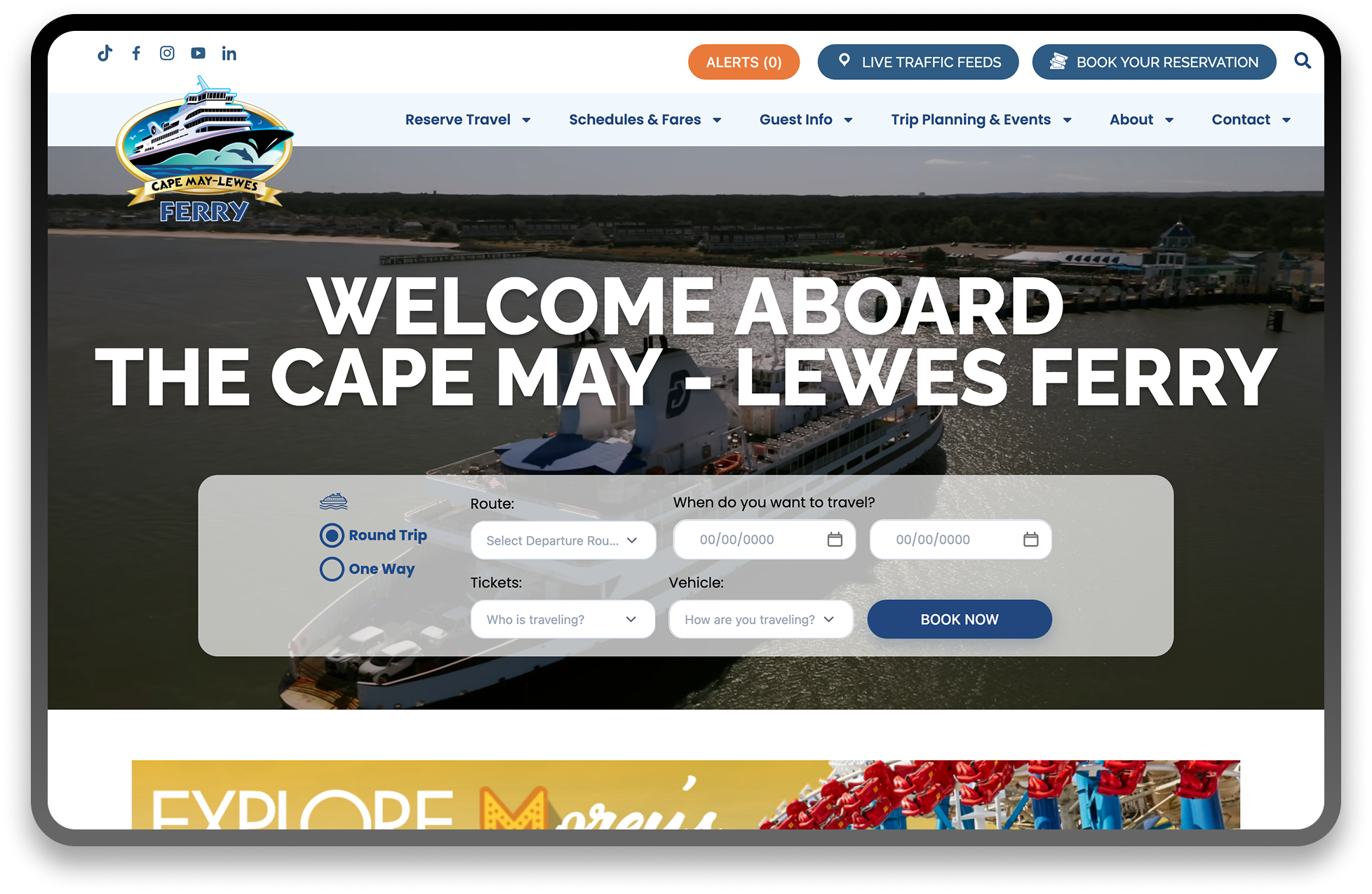 Cape May-Lewes Ferry - Featured Image