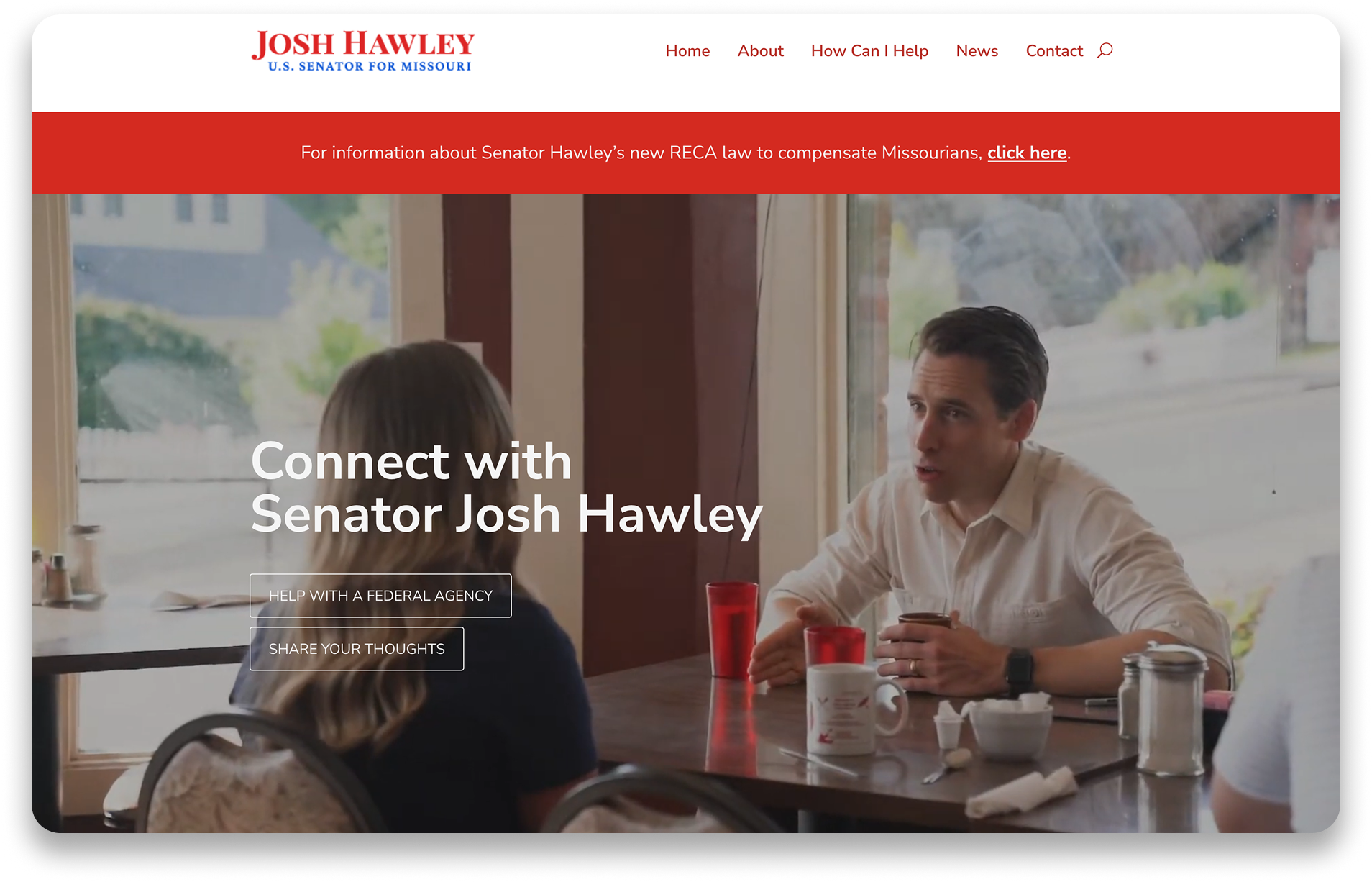 Senator Josh Hawley — Missouri - Featured Image