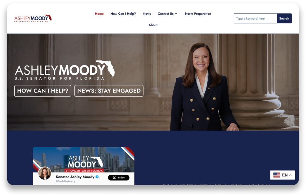 Senator Ashley Moody — Florida - Featured Image