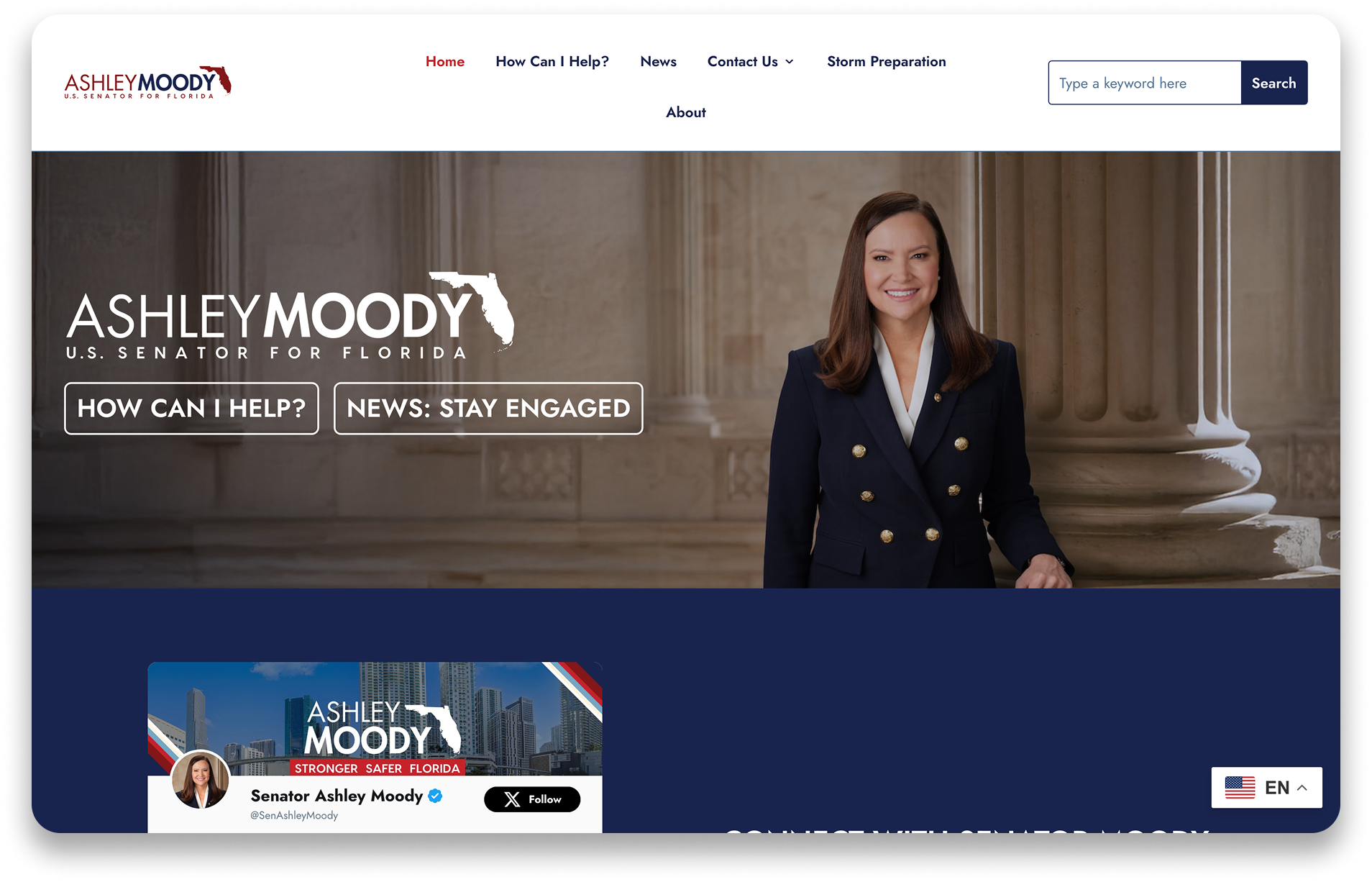 Senator Ashley Moody — Florida - Featured Image