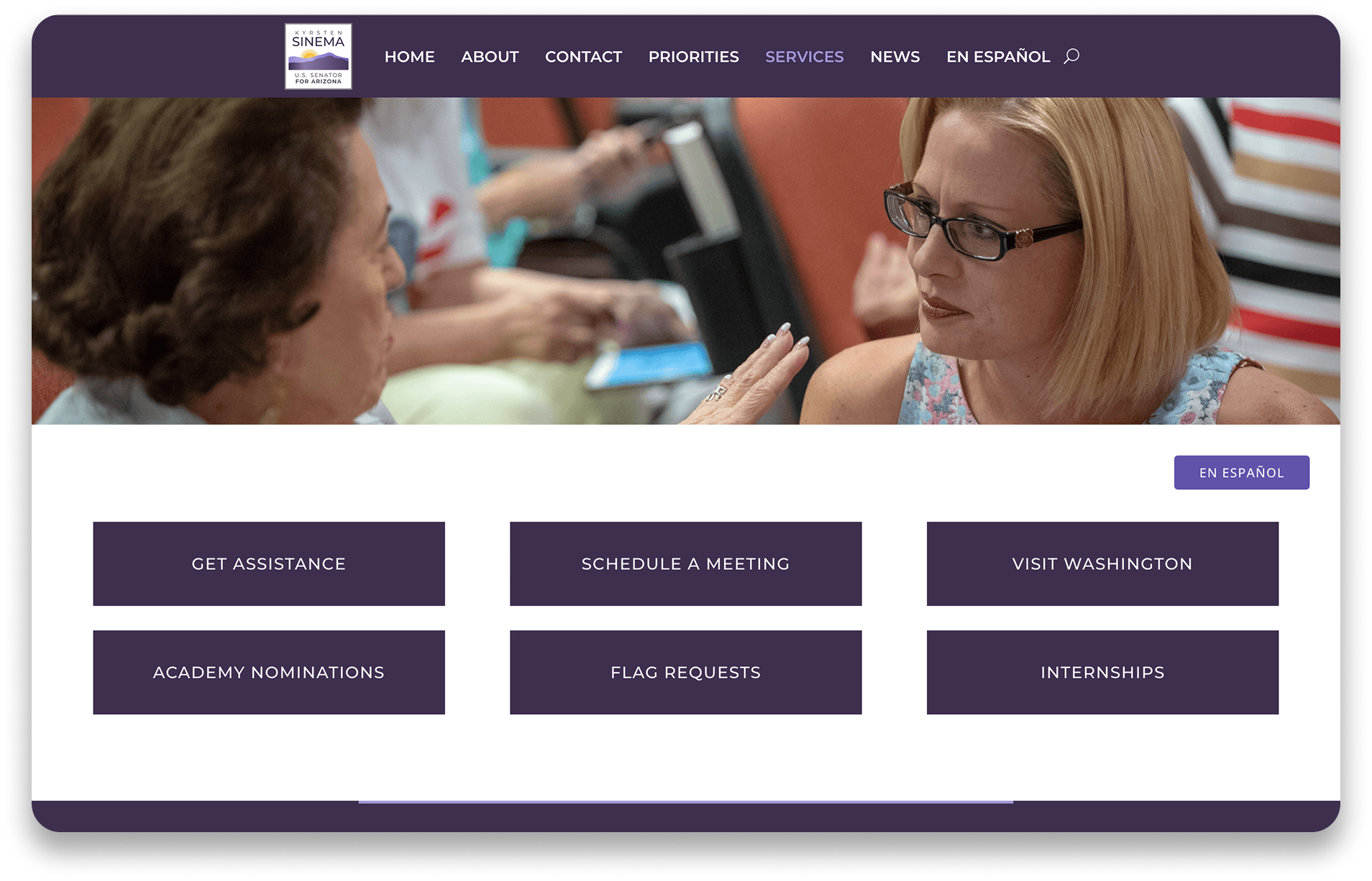 Senator Kyrsten Sinema — Arizona - Featured Image