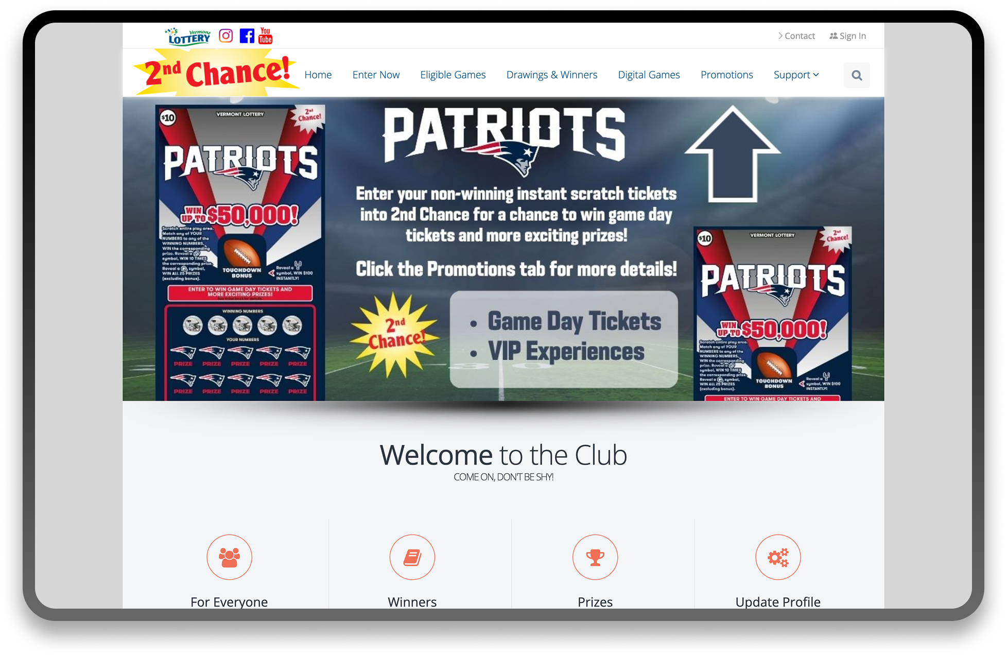 Vermont Lottery Portal - Featured Image