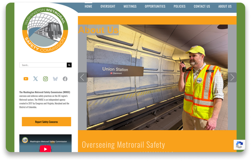 Washington Metrorail Safety Commission - Featured Image